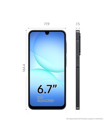 Samsung Galaxy A17 128GB 5G - Black and Buds3 FE - Black Bundle
