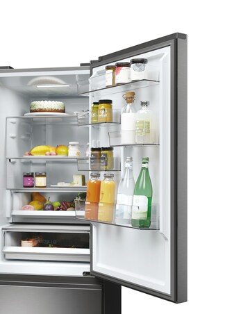 Haier Combi 3DR Series 5 HTW5618ENMG 180cm Refrigerator Inox + Install