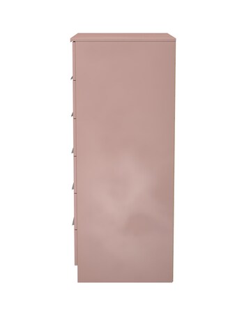 Humber Ready Assembled 1 Door 5 Drawer Kids Wardrobe - Kids