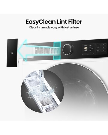 Hisense 5i 12kg / 8kg Heat Pump KitchenFit Washer Dryer White