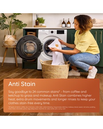 Hotpoint Anti Stain 8+6kg- Dark Grey