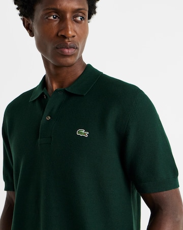 Lacoste Short Sleeve Fine Knit Polo - Green