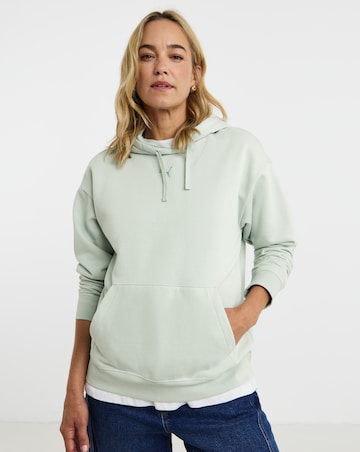 PUMA Essential Centered Cat Logo Relaxed Hoodie Full Length