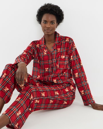 Bear Print Family Pyjamas - Womens