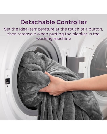 Carmen C81149GRY Heated Wearable Blanket