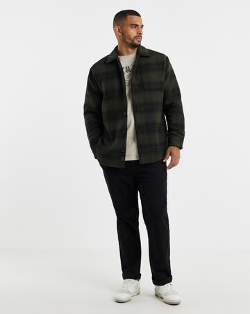 Jack & Jones Soho Ollie Overshirt - Olive Check
