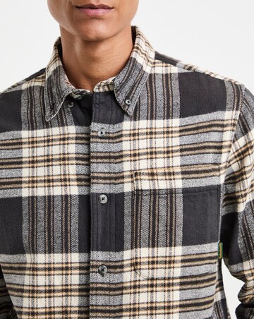 Timberland Flannel House Check Shirt - Black