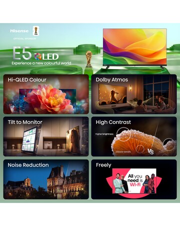 Hisense 32E5STUK 32in Full HD QLED Smart TV with Freely