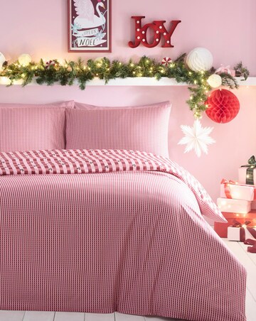 Fusion Holly Gingham Duvet Cover Set