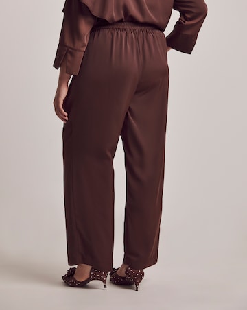 Julipa Petite Satin Straight Leg Trouser