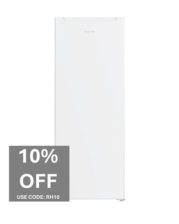 Russell Hobbs RH143LF552E1W Upright Freestanding Larder Fridge White + Install