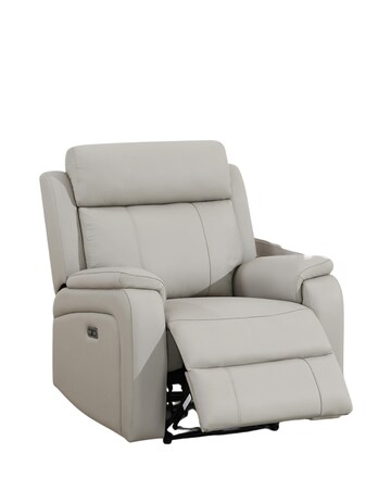 Prescott Leather Power Recliner Armchair