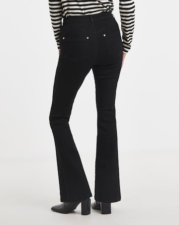 Black Magisculpt Bootcut Jeans