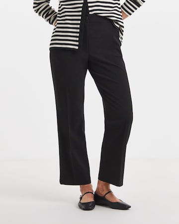 Tailored Straight Leg Trousers with stretch