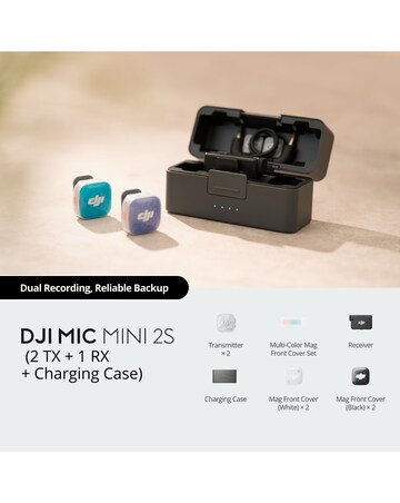DJI Mic Mini 2S (2 TX + 1 RX + Charging Case)
