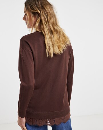 Lace V Neck Jumper