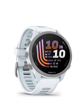 Garmin Forerunner 170 Music Smart Watch - Whitestone/Cloud Blue