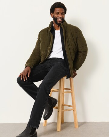 FatFace Straight Fit Jeans - Dark Grey