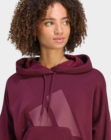 adidas Essentials Big Logo Hoodie - Maroon