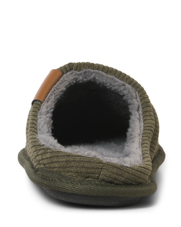 Jack & Jones Cordie Mule Slipper - Olive