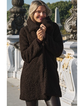 Sosandar Super Cosy Borg with Funnel Neck