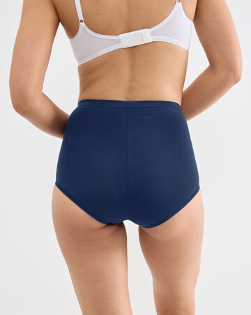 Sloggi 3 Pack Basic Maxi Knicker Blue Multi