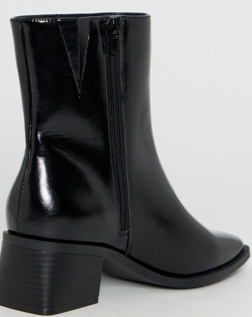 Lana Square Toe Ankle Boots - Wide Fit (E)