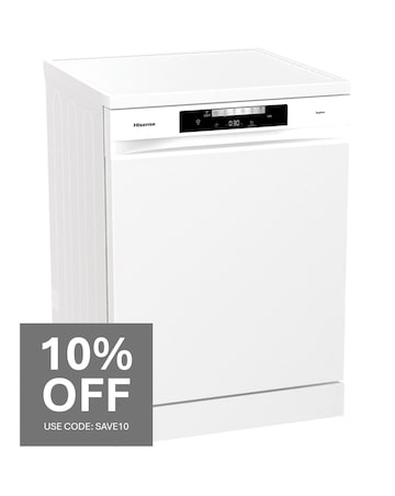 Hisense HS642D90WUK 14 Place Settings Dishwasher - White