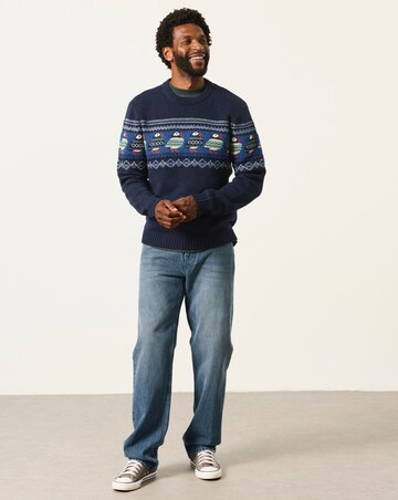FatFace Puffin Crew Jumper - Navy