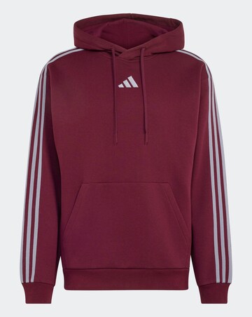 adidas 3 Stripes Full Zip Fleece Hoodie