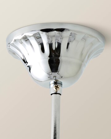 ValueLights Gothica Flemish Style 5 Way Ceiling Light Chrome