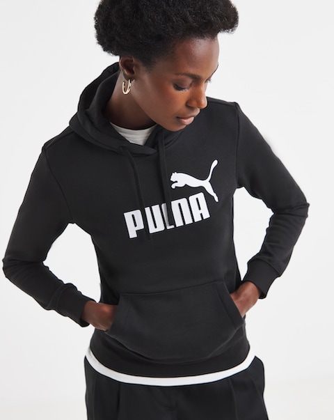 PUMA Essentials Logo Oversized Fleece Hoodie