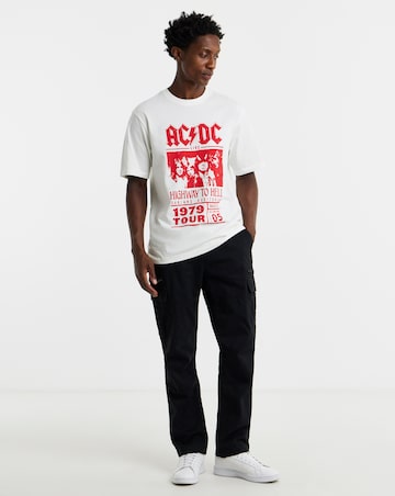 Only & Sons ACDC Relaxed Fit T-Shirt - Off White