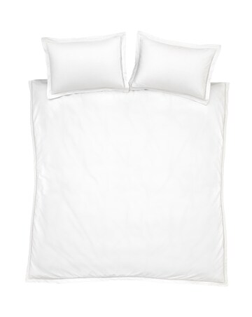 Bianca Oxford Lace Trim Duvet Cover Set