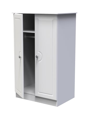 Peregrine Ready Assembled 2 Door Midi Wardrobe - Kids
