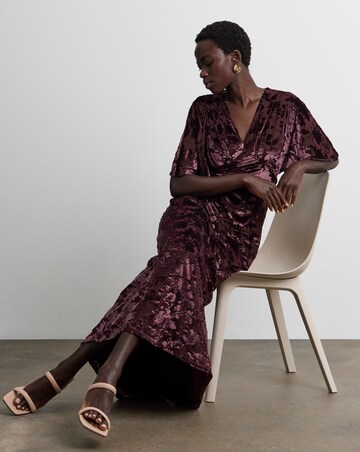 Joanna Hope Burnout Midi Dress