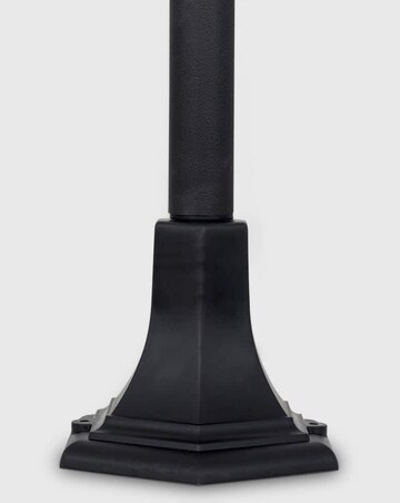 ValueLights Windsor Black Outdoor IP44 Wired Lamp Post Light - Bulb Included