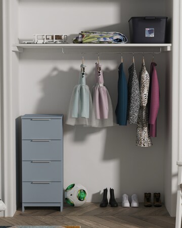 Humber Ready Assembled 4 Drawer Tallboy - Kids