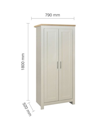 Highgate 2 Door Wardrobe