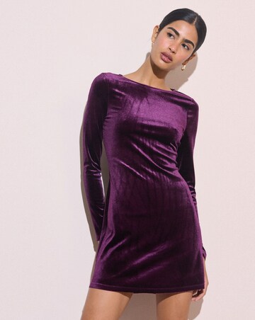 NOBODY'S CHILD PETITE BOBBIE MINI DRESS