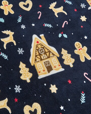 Festive Gingerbread Fleece Duvet Cover Set