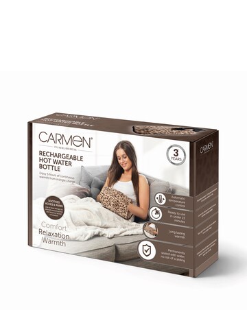 Carmen Spa Rechargeable Hot Water - Leopard