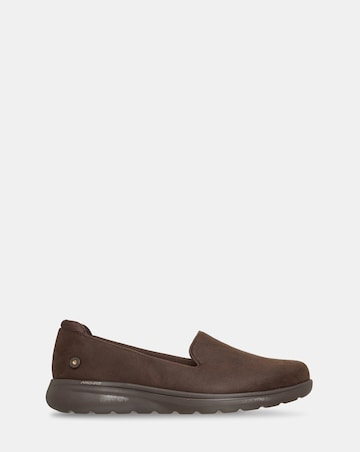 Skechers Chocolate Arch Fit N Joy Lite Ultra Go Loafers - Standard Fit (D)