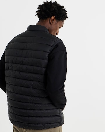Black Lightweight Padded Gilet