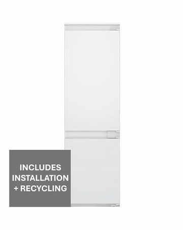 Indesit INC18D011B1 Integrated 70/30 Fridge Freezer White + Install