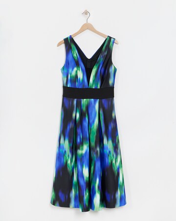 Joanna Hope Printed Scuba Prom Dress