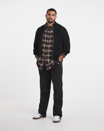 Jack & Jones Soho Ollie Full Zip Knit - Black