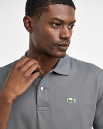 Lacoste Classic Short Sleeve Pique Polo - Grey