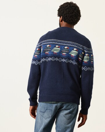 FatFace Puffin Crew Jumper - Navy