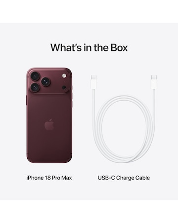 Apple iPhone 18 Pro Max 512GB - Burgundy